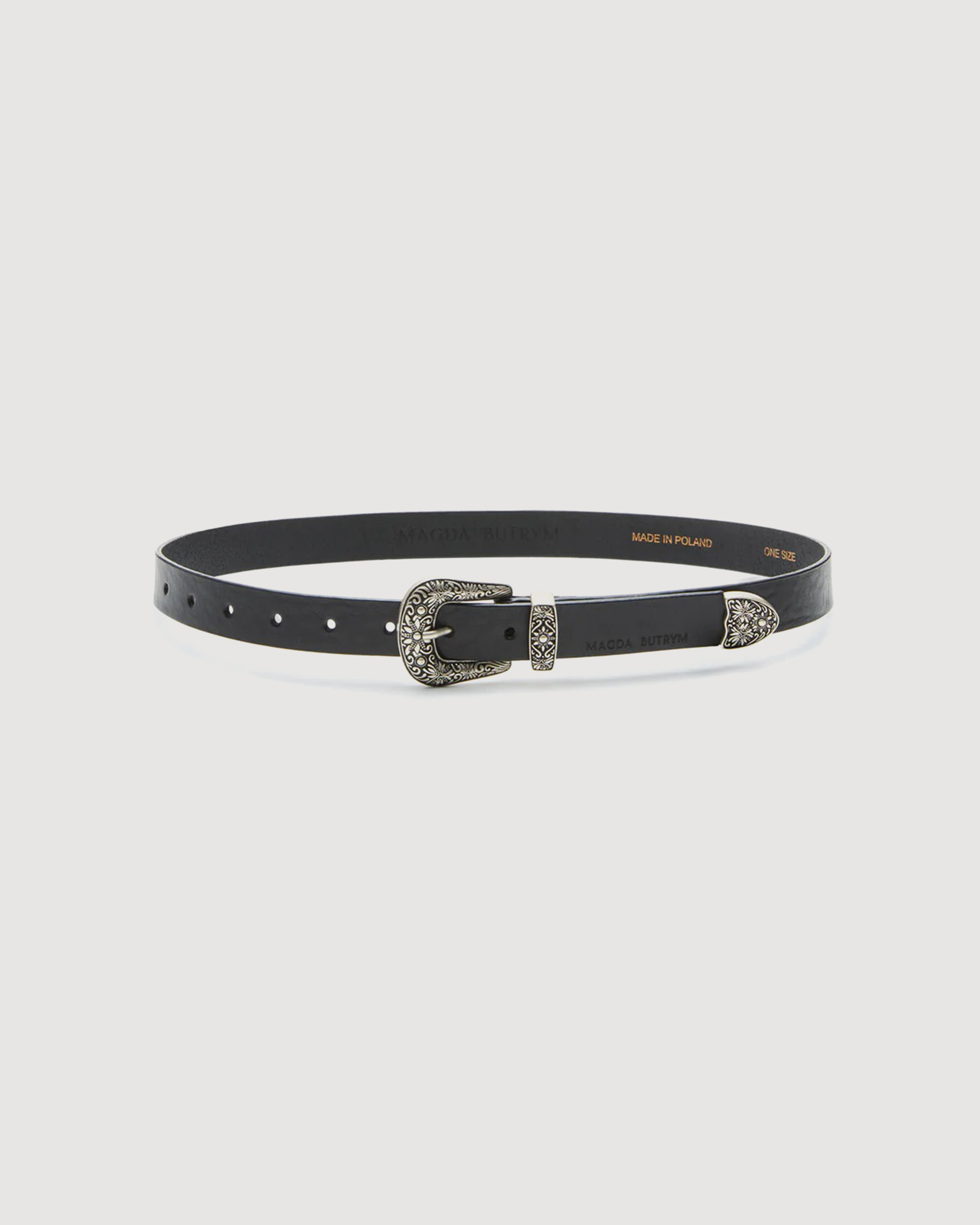 Leather belt